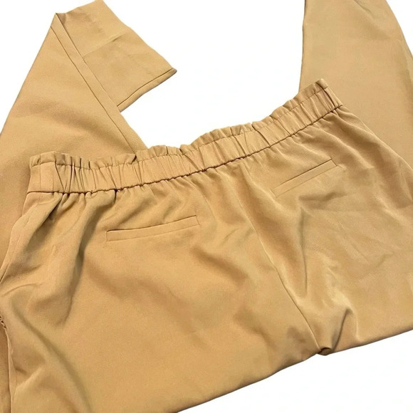 Flirtatious Marigold Yellow Ruffled Office Pants XL - Picture 4 of 5
